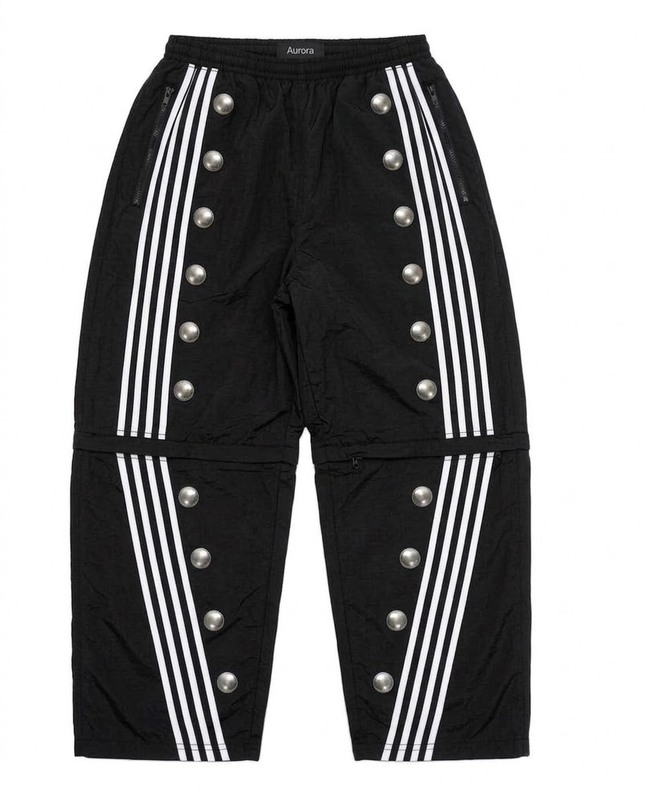 AURORA: Lost Eye Rhinestone Track Pants